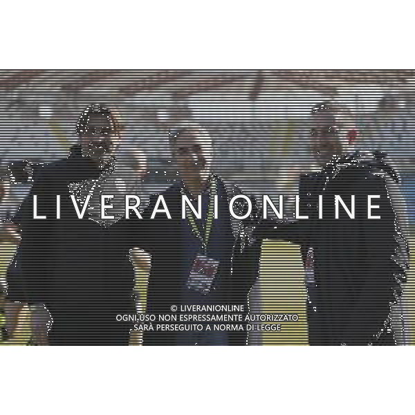 Cesena - Olbia Campionato di calcio Serie C girone B 30/01/2022 nella foto: Robert Lewis patron cesenacalcio - Mister William Viali(Cesena fc) ©Claudio Zamagni/Agenzia Aldo Liverani /AGENZIA ALDO LIVERANI SAS