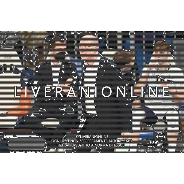¬© TVRG Roberto Piazza allenatore Milano Allianz Milano vs Sir Safety Conad Perugia Campionato SuperLega Credem Banca - 19a giornata Milano 30-01-2022 Allianz Cloud PalaLido foto Roberto Garavaglia/ag. Aldo Liverani sas/AGENZIA ALDO LIVERANI SAS