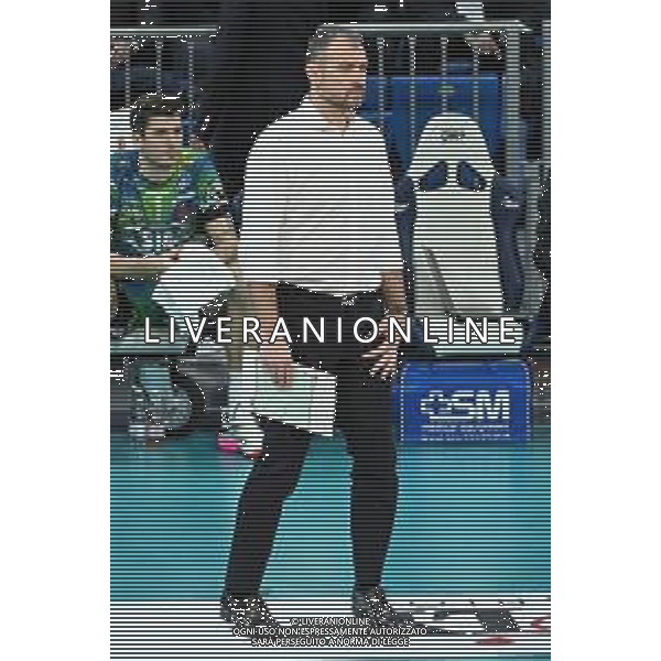 © TVRG Nikola Grbic allenatore Perugia Allianz Milano vs Sir Safety Conad Perugia Campionato SuperLega Credem Banca - 19a giornata Milano 30-01-2022 Allianz Cloud PalaLido foto Roberto Garavaglia/ag. Aldo Liverani sas/AGENZIA ALDO LIVERANI SAS