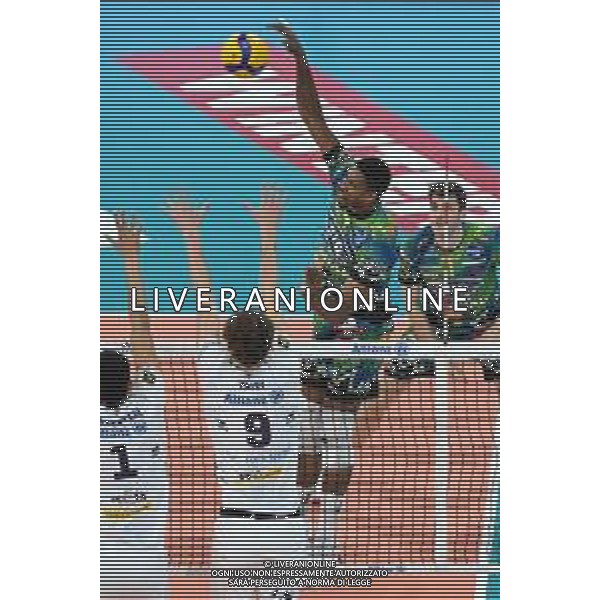 ¬© TVRG Wilfredo Leon Venero (Perugia) Allianz Milano vs Sir Safety Conad Perugia Campionato SuperLega Credem Banca - 19a giornata Milano 30-01-2022 Allianz Cloud PalaLido foto Roberto Garavaglia/ag. Aldo Liverani sas/AGENZIA ALDO LIVERANI SAS