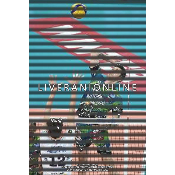 ¬© TVRG Matthew Anderson (Perugia) Allianz Milano vs Sir Safety Conad Perugia Campionato SuperLega Credem Banca - 19a giornata Milano 30-01-2022 Allianz Cloud PalaLido foto Roberto Garavaglia/ag. Aldo Liverani sas/AGENZIA ALDO LIVERANI SAS
