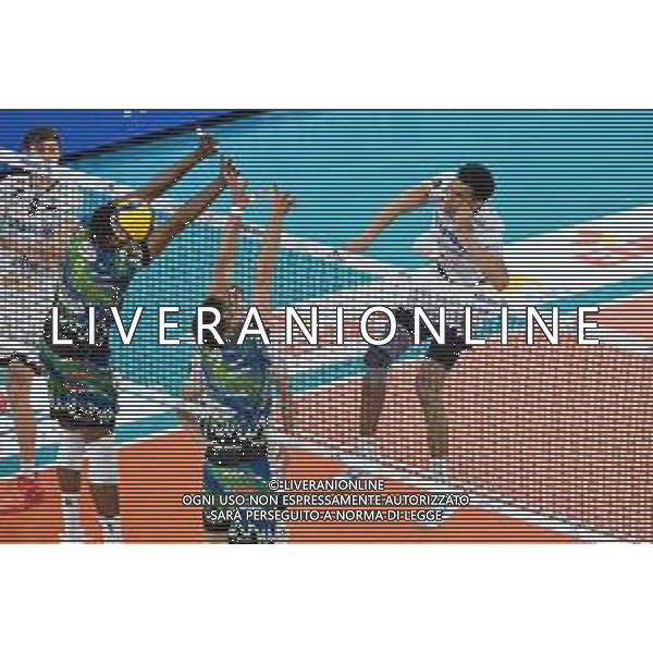 ¬© TVRG Barthelemy Chinenyeze (Milano) Allianz Milano vs Sir Safety Conad Perugia Campionato SuperLega Credem Banca - 19a giornata Milano 30-01-2022 Allianz Cloud PalaLido foto Roberto Garavaglia/ag. Aldo Liverani sas/AGENZIA ALDO LIVERANI SAS
