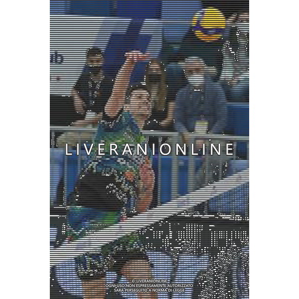 ¬© TVRG Matthew Anderson (Perugia) Allianz Milano vs Sir Safety Conad Perugia Campionato SuperLega Credem Banca - 19a giornata Milano 30-01-2022 Allianz Cloud PalaLido foto Roberto Garavaglia/ag. Aldo Liverani sas/AGENZIA ALDO LIVERANI SAS