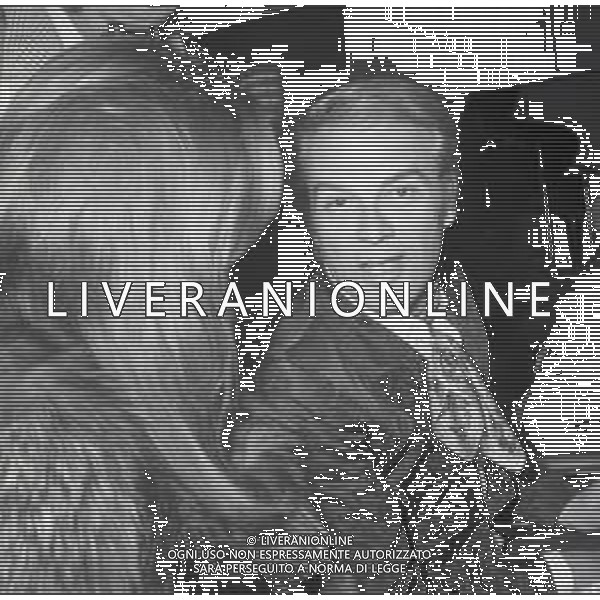 RETROSPETTIVA LAURA ANTONELLI ATTRICE NELLA FOTO LAURA ANTONELLIA SAINT VINCENT NELL\'ANNO 1970 CON GIORGIO ALBERTAZZI AG ALDO LIVERANI SAS