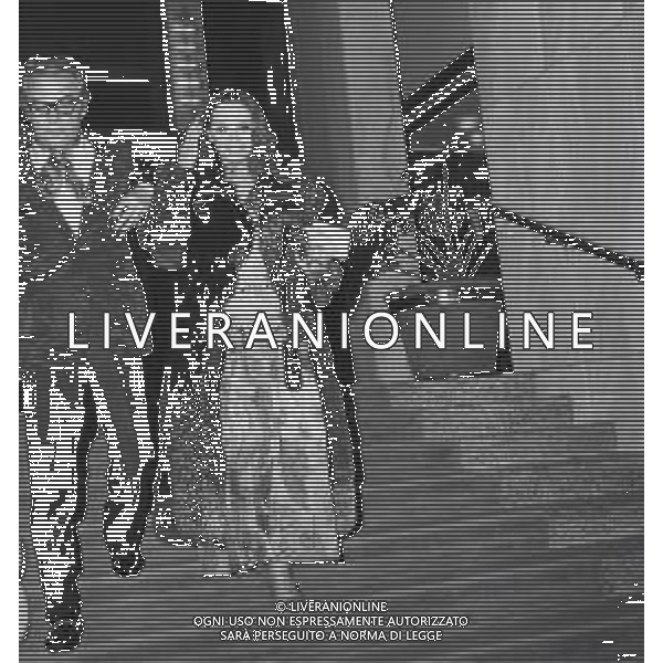 RETROSPETTIVA LAURA ANTONELLI ATTRICE NELLA FOTO LAURA ANTONELLIA SAINT VINCENT NELL\'ANNO 1970 CON GIORGIO ALBERTAZZI AG ALDO LIVERANI SAS