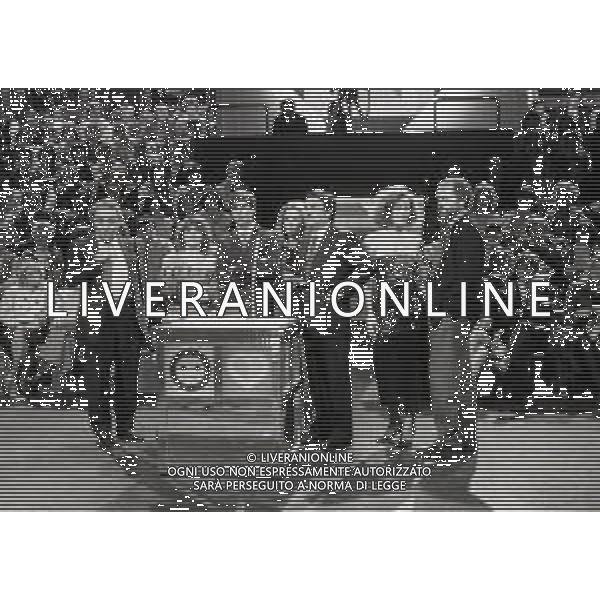 RETROSPETTIVA LAURA ANTONELLI ATTRICE NELLA FOTO LAURA ANTONELLI NELLA TRASMISSIONE TELEVISIVA “TEST“ CONDOTTA DA EMILIO FEDE ANNO 1984 AG ALDO LIVERANI SAS 