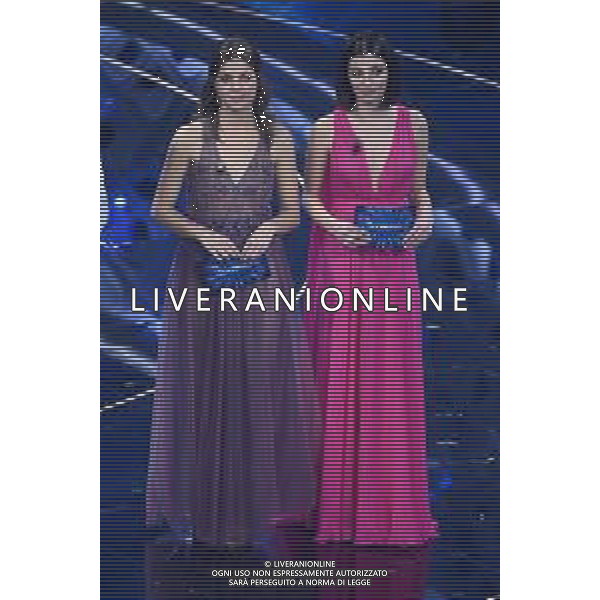 Margherita Mazzucco e Gaia Girace 72mo Festival della Canzone Italiana Sanremo 2022 - Seconda Serata Teatro Ariston - Sanremo (IM) 02-02-2022 foto Roberto Garavaglia/ag. Aldo Liverani sas /AGENZIA ALDO LIVERANI SAS
