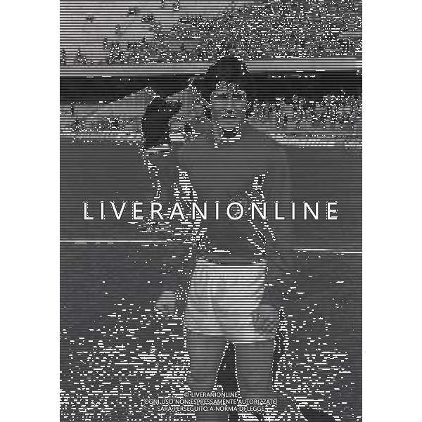 16-02-1980 NAPOLI AMICHEVOLE ITALIA ROMANIA 2-1 NELLA FOTO PAOLO ROSSI AG ALDO LIVERANI SAS