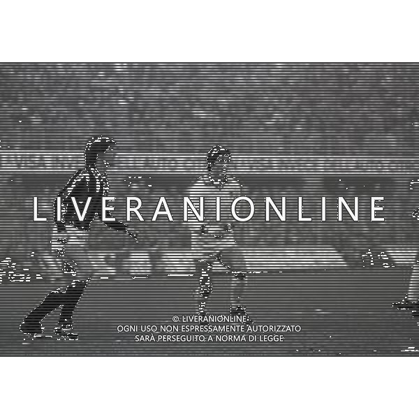 RETROSPETTIVA PAOLO ROSSI CALCIATORE NELLA FOTO PAOLO ROSSI CON LA MAGLIA DEL PERUGIA CALCIO NELL\'ANNO 1979-1980 AG ALDO LIVERANI SAS