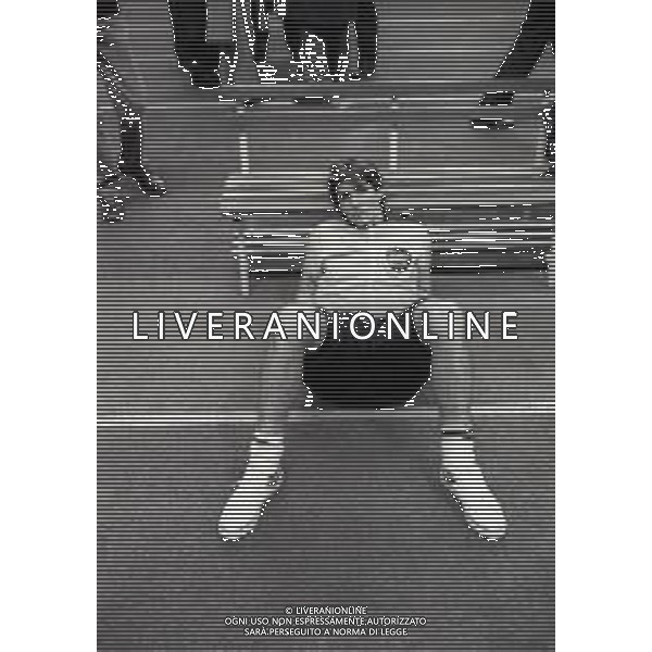 RETROSPETTIVA PAOLO ROSSI CALCIATORE NELLA FOTO PAOLO ROSSI NELLA MANIFESTAZIONE SPORTIVA “SPORT STARS“ A MILANO NELL\'ANNO 1979 AG ALDO LIVERANI SAS 