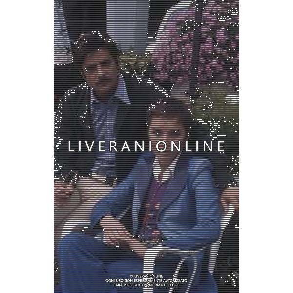 RETROSPETTIVA GIANCARLO GIANNINI ATTORE NELLA FOTO GIANCARLO GIANNINI CON LA MOGLIE LIVIA GIAMPALMO A CANNES NELL\'ANNO 1973 AG ALDO LIVERANI SAS 