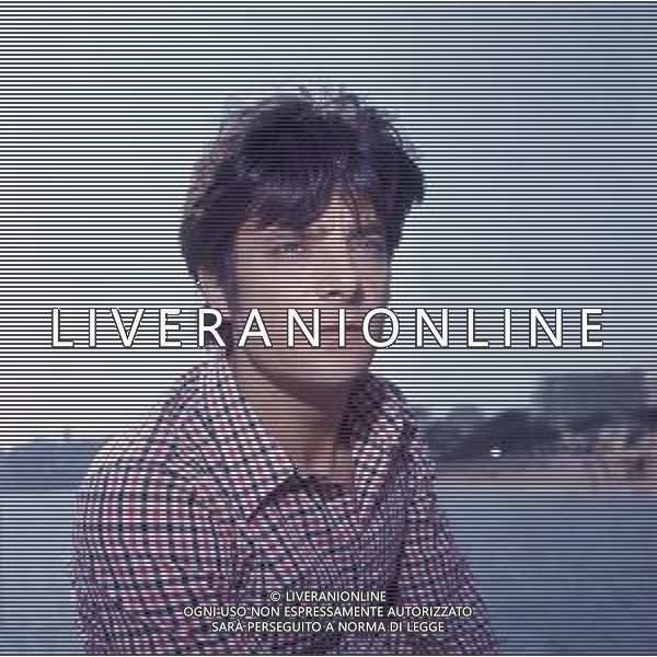 RETROSPETTIVA GIANCARLO GIANNINI ATTORE NELLA FOTO GIANCARLO GIANNINI CON LA MOGLIE LIVIA GIAMPALMO A CANNES NELL\'ANNO 1973 AG ALDO LIVERANI SAS 
