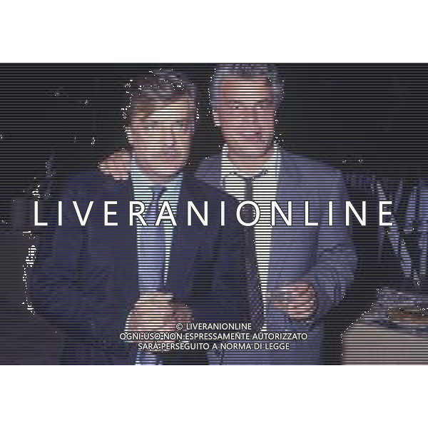 RETROSPETTIVA GIANCARLO GIANNINI ATTORE NELLA FOTO GIANCARLO GIANNINI CON MICHELE PLACIDO NELL\'ANNO 1989  AG ALDO LIVERANI SAS 