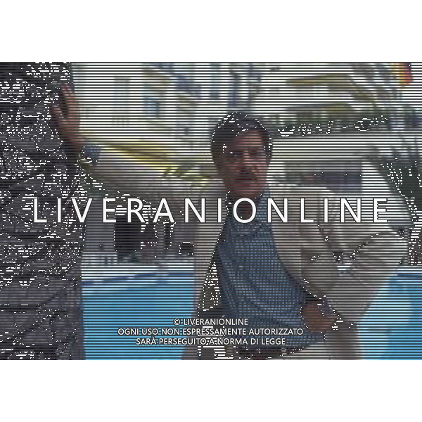 RETROSPETTIVA GIANCARLO GIANNINI ATTORE NELLA FOTO GIANCARLO GIANNINI NELL\'ANNO 1985 A CANNES AG ALDO LIVERANI SAS  