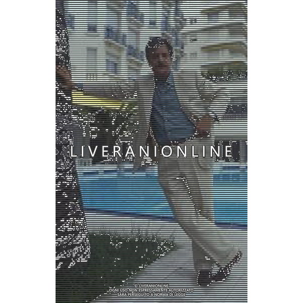 RETROSPETTIVA GIANCARLO GIANNINI ATTORE NELLA FOTO GIANCARLO GIANNINI NELL\'ANNO 1985 A CANNES AG ALDO LIVERANI SAS  