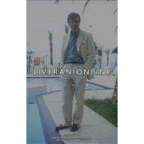 RETROSPETTIVA GIANCARLO GIANNINI ATTORE NELLA FOTO GIANCARLO GIANNINI NELL\'ANNO 1985 A CANNES AG ALDO LIVERANI SAS  