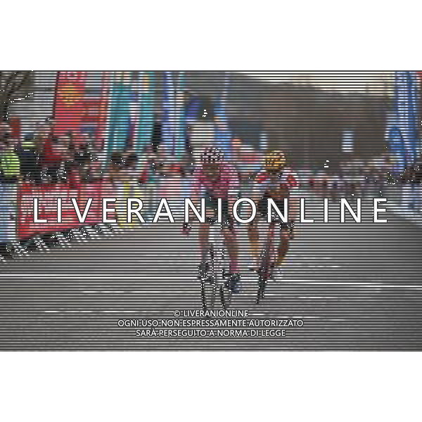 04-02-2022 Etoile De Besseges; Tappa 03 Besseges - Besseges; 2022, Ef Education - Easypost; 2022, Uno - X; Bettiol, Alberto; Johannessen, Tobias Halland; Besseges; ©SIROTTI/ AGENZIA ALDO LIVERANI SAS