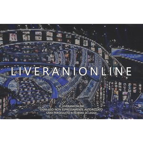 la scenografia del palco con le foto degli autori di tante canzoni italiane 72mo Festival della Canzone Italiana Sanremo 2022 - Quarta Serata Teatro Ariston - Sanremo (IM) 04-02-2022 foto Roberto Garavaglia/ag. Aldo Liverani sas/ AGENZIA ALDO LIVERANI SAS