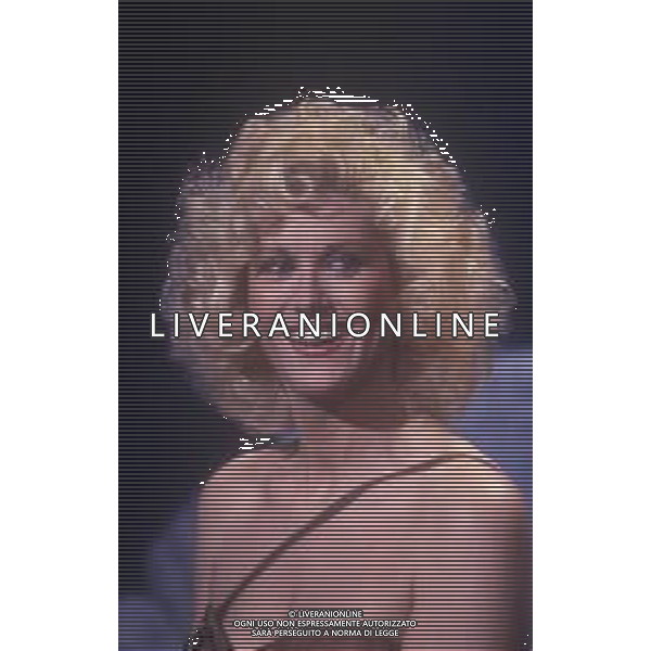RETROSPETTIVA MINNIE MINOPRIO PSEUDONIMO DI VIRGINIA ANNE MINOPRIO ATTRICE NELLA FOTO MINNIE MINOPRIO NELL\'ANNO 1986 AG ALDO LIVERANI SAS 