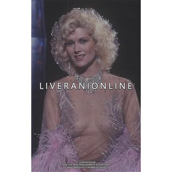RETROSPETTIVA MINNIE MINOPRIO PSEUDONIMO DI VIRGINIA ANNE MINOPRIO ATTRICE NELLA FOTO MINNIE MINOPRIO NELL\'ANNO 1986 AG ALDO LIVERANI SAS 