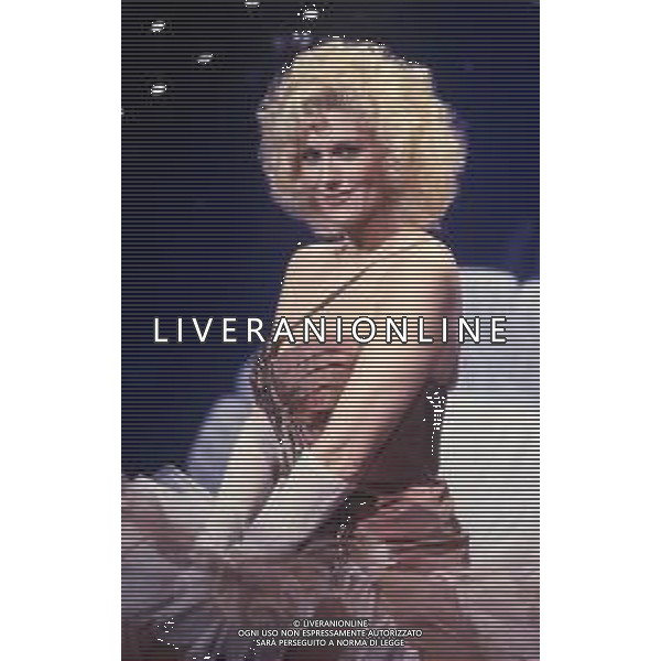 RETROSPETTIVA MINNIE MINOPRIO PSEUDONIMO DI VIRGINIA ANNE MINOPRIO ATTRICE NELLA FOTO MINNIE MINOPRIO NELL\'ANNO 1986 AG ALDO LIVERANI SAS 