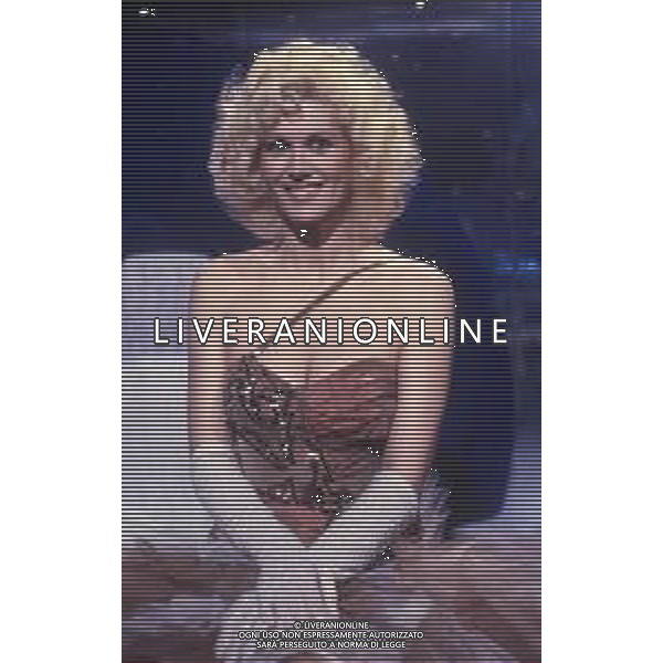 RETROSPETTIVA MINNIE MINOPRIO PSEUDONIMO DI VIRGINIA ANNE MINOPRIO ATTRICE NELLA FOTO MINNIE MINOPRIO NELL\'ANNO 1986 AG ALDO LIVERANI SAS 