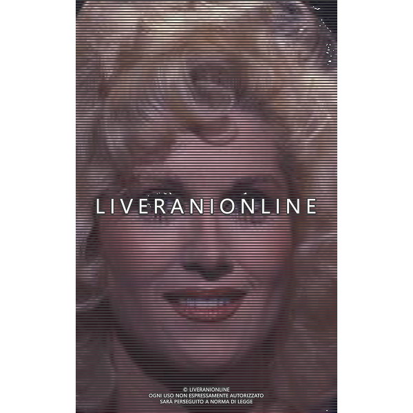 RETROSPETTIVA MINNIE MINOPRIO PSEUDONIMO DI VIRGINIA ANNE MINOPRIO ATTRICE NELLA FOTO MINNIE MINOPRIO NELL\'ANNO 1986 AG ALDO LIVERANI SAS 