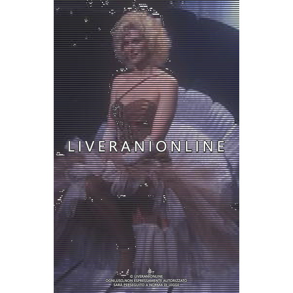 RETROSPETTIVA MINNIE MINOPRIO PSEUDONIMO DI VIRGINIA ANNE MINOPRIO ATTRICE NELLA FOTO MINNIE MINOPRIO NELL\'ANNO 1986 AG ALDO LIVERANI SAS 