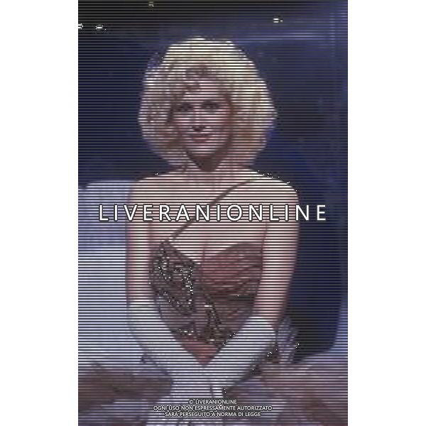 RETROSPETTIVA MINNIE MINOPRIO PSEUDONIMO DI VIRGINIA ANNE MINOPRIO ATTRICE NELLA FOTO MINNIE MINOPRIO NELL\'ANNO 1986 AG ALDO LIVERANI SAS 