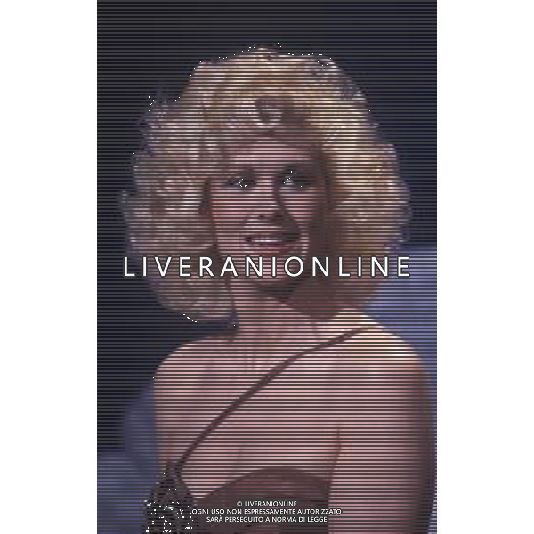 RETROSPETTIVA MINNIE MINOPRIO PSEUDONIMO DI VIRGINIA ANNE MINOPRIO ATTRICE NELLA FOTO MINNIE MINOPRIO NELL\'ANNO 1986 AG ALDO LIVERANI SAS 