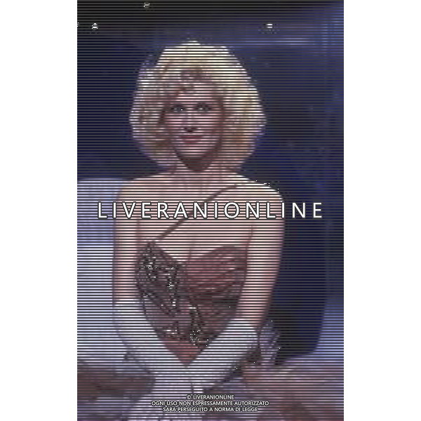RETROSPETTIVA MINNIE MINOPRIO PSEUDONIMO DI VIRGINIA ANNE MINOPRIO ATTRICE NELLA FOTO MINNIE MINOPRIO NELL\'ANNO 1986 AG ALDO LIVERANI SAS 