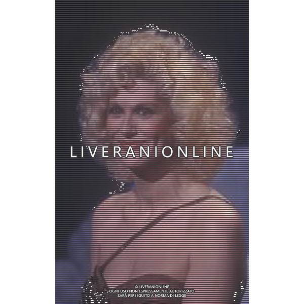 RETROSPETTIVA MINNIE MINOPRIO PSEUDONIMO DI VIRGINIA ANNE MINOPRIO ATTRICE NELLA FOTO MINNIE MINOPRIO NELL\'ANNO 1986 AG ALDO LIVERANI SAS 