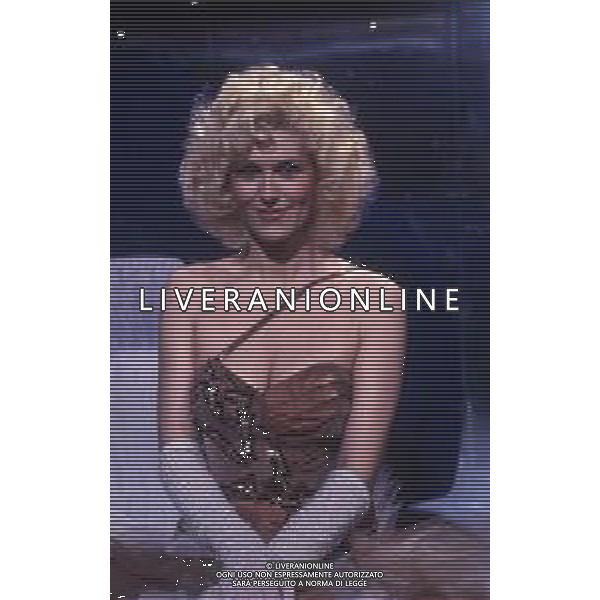 RETROSPETTIVA MINNIE MINOPRIO PSEUDONIMO DI VIRGINIA ANNE MINOPRIO ATTRICE NELLA FOTO MINNIE MINOPRIO NELL\'ANNO 1986 AG ALDO LIVERANI SAS 