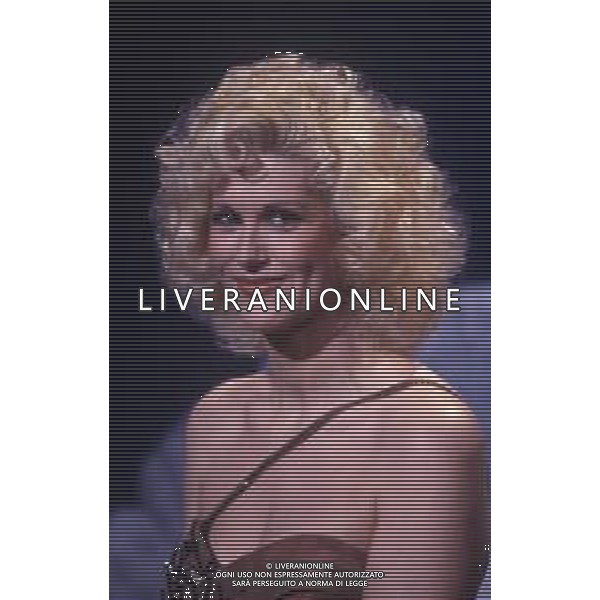 RETROSPETTIVA MINNIE MINOPRIO PSEUDONIMO DI VIRGINIA ANNE MINOPRIO ATTRICE NELLA FOTO MINNIE MINOPRIO NELL\'ANNO 1986 AG ALDO LIVERANI SAS 