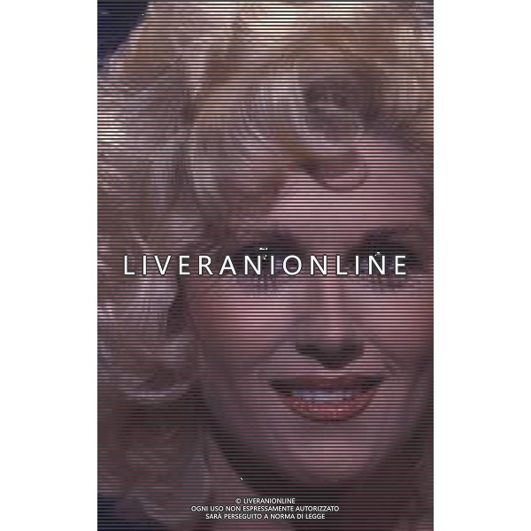 RETROSPETTIVA MINNIE MINOPRIO PSEUDONIMO DI VIRGINIA ANNE MINOPRIO ATTRICE NELLA FOTO MINNIE MINOPRIO NELL\'ANNO 1986 AG ALDO LIVERANI SAS 