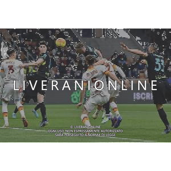 Milan Skriniar (Inter) occasione da gol Inter vs Roma Coppa Italia Frecciarossa - quarti di finale Milano 08-02-2022 Stadio Giuseppe Meazza - San Siro foto Roberto Garavaglia/ag. Aldo Liverani sas /AGENZIA ALDO LIVERANI SAS