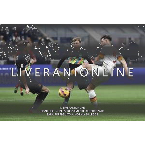 Matias Vina (Roma) occasione da gol Inter vs Roma Coppa Italia Frecciarossa - quarti di finale Milano 08-02-2022 Stadio Giuseppe Meazza - San Siro foto Roberto Garavaglia/ag. Aldo Liverani sas /AGENZIA ALDO LIVERANI SAS