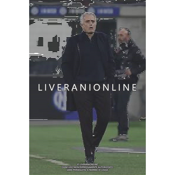 Jose\' Mourinho allenatore Roma Inter vs Roma Coppa Italia Frecciarossa - quarti di finale Milano 08-02-2022 Stadio Giuseppe Meazza - San Siro foto Roberto Garavaglia/ag. Aldo Liverani sas /AGENZIA ALDO LIVERANI SAS