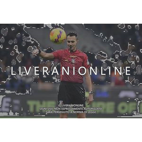 l\'arbitro Marco Di Bello di Brindisi Inter vs Roma Coppa Italia Frecciarossa - quarti di finale Milano 08-02-2022 Stadio Giuseppe Meazza - San Siro foto Roberto Garavaglia/ag. Aldo Liverani sas /AGENZIA ALDO LIVERANI SAS