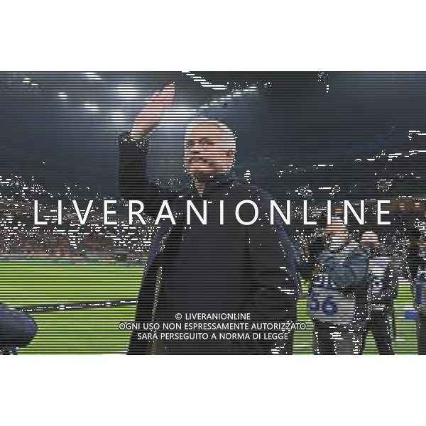 Jose\' Mourinho allenatore Roma Inter vs Roma Coppa Italia Frecciarossa - quarti di finale Milano 08-02-2022 Stadio Giuseppe Meazza - San Siro foto Roberto Garavaglia/ag. Aldo Liverani sas /AGENZIA ALDO LIVERANI SAS