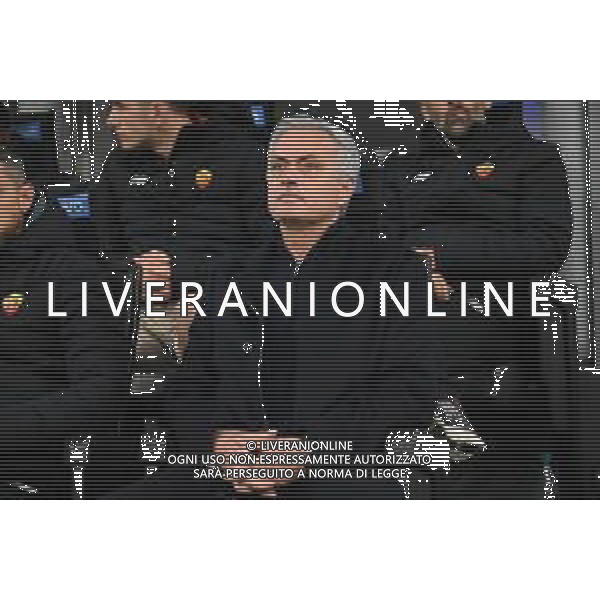 Jose\' Mourinho allenatore Roma Inter vs Roma Coppa Italia Frecciarossa - quarti di finale Milano 08-02-2022 Stadio Giuseppe Meazza - San Siro foto Roberto Garavaglia/ag. Aldo Liverani sas /AGENZIA ALDO LIVERANI SAS