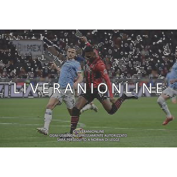 Rafael Leao (Milan) segna il gol dell\'1 a 0 Milan vs Lazio Coppa Italia Frecciarossa - quarti di finale Milano 09-02-2022 Stadio Giuseppe Meazza - San Siro foto Roberto Garavaglia/ag. Aldo Liverani sas /AGENZIA ALDO LIVERANI SAS