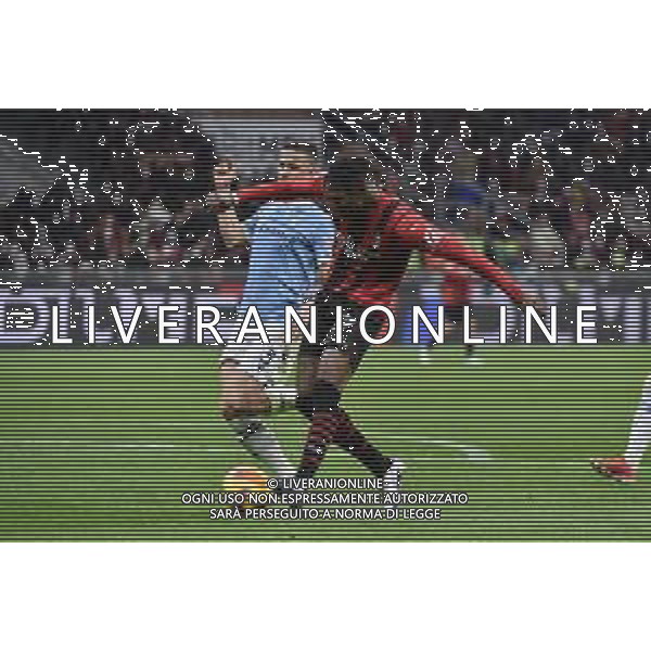 Rafael Leao (Milan) segna il gol dell\'1 a 0 Milan vs Lazio Coppa Italia Frecciarossa - quarti di finale Milano 09-02-2022 Stadio Giuseppe Meazza - San Siro foto Roberto Garavaglia/ag. Aldo Liverani sas /AGENZIA ALDO LIVERANI SAS