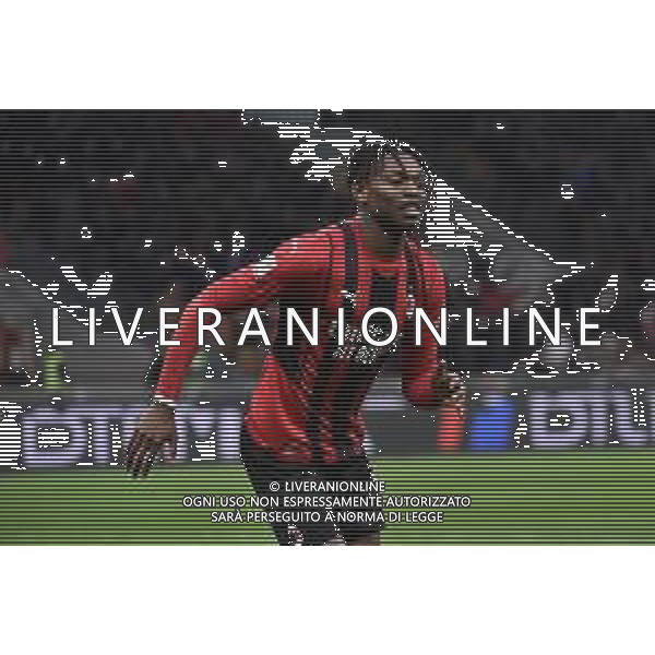 Rafael Leao (Milan) esulta dopo il gol dell\'1 a 0 Milan vs Lazio Coppa Italia Frecciarossa - quarti di finale Milano 09-02-2022 Stadio Giuseppe Meazza - San Siro foto Roberto Garavaglia/ag. Aldo Liverani sas /AGENZIA ALDO LIVERANI SAS