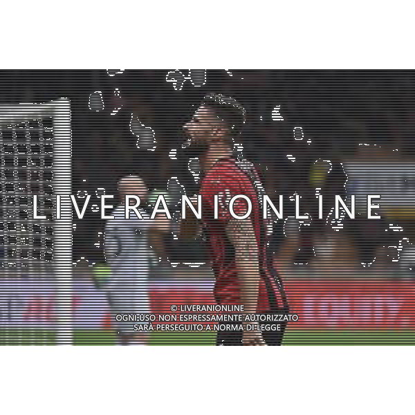 Olivier Giroud (Milan) esulta dopo il gol del 2 a 0 Milan vs Lazio Coppa Italia Frecciarossa - quarti di finale Milano 09-02-2022 Stadio Giuseppe Meazza - San Siro foto Roberto Garavaglia/ag. Aldo Liverani sas /AGENZIA ALDO LIVERANI SAS
