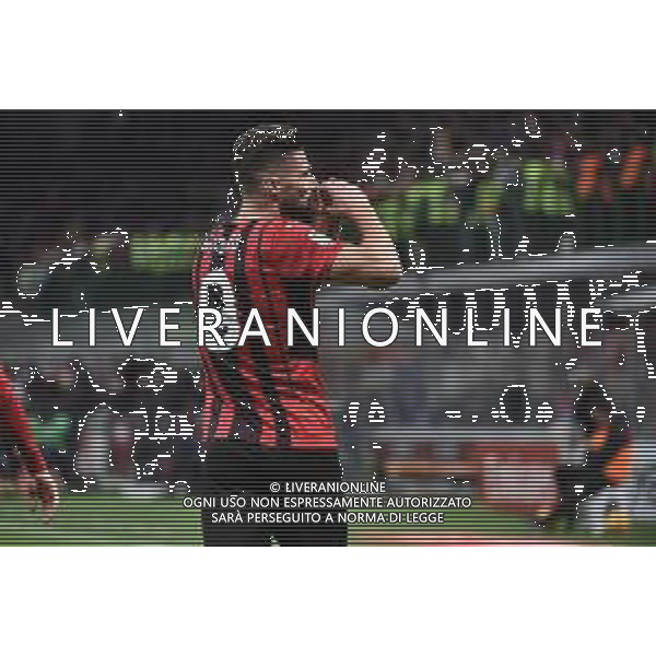 Olivier Giroud (Milan) esulta dopo il gol del 3 a 0 Milan vs Lazio Coppa Italia Frecciarossa - quarti di finale Milano 09-02-2022 Stadio Giuseppe Meazza - San Siro foto Roberto Garavaglia/ag. Aldo Liverani sas /AGENZIA ALDO LIVERANI SAS
