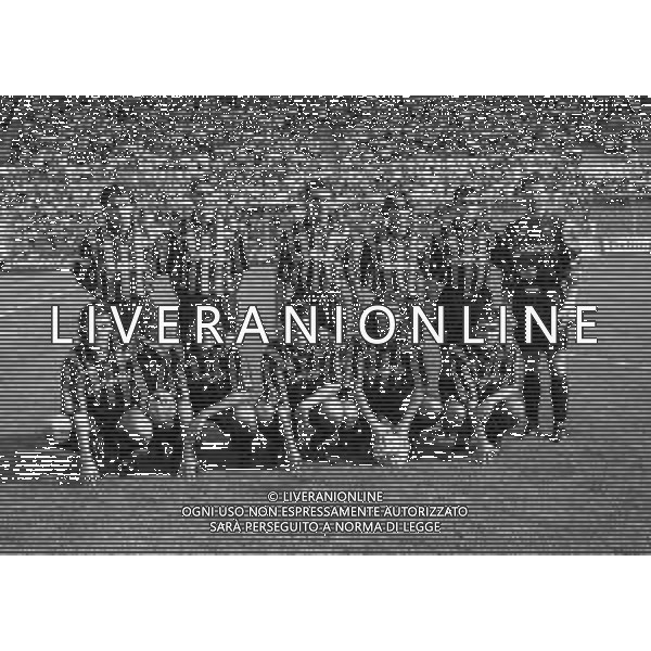 11-09-1994 BERGAMO CAMPIONATO DI CALCIO SEIE B ATALANTA -ASCOLI 1-0 NELLA FOTO FORMAZIONE ATALANTA 1994-1995 DA SIN IN PIEDI DANIELE FORTUNATO-NICOLA BOSELLI-CRISTIANO PAVONE-FEDERICO PISANI-OSCAR MAGONI-FABRIZIO FERRON SED DA SIN SIMONE PAVAN-GIAMPAOLO SAURINI-FRANCO ROTELLA-CRISTIANO SCAPOLO-WALTER BONACINA AG ALDO LIVERANI SAS