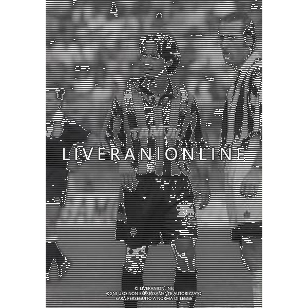 11-09-1994 BERGAMO CAMPIONATO DI CALCIO SEIE B ATALANTA -ASCOLI 1-0 NELLA FOTO FEDERICO PISANI-LUCA MARCATO AG ALDO LIVERANI SAS