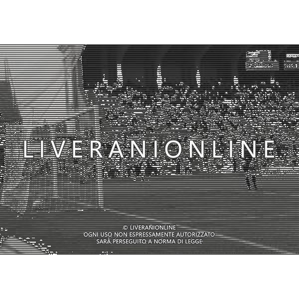 25-09-1994 BERGAMO CAMPIONATO DI CALCIO SERIE B ATALANTA-VENEZIA 0-3 NELLA FOTO FERRON FABRIZIO DOPO IL GOAL DEL VENEZIA AG ALDO LIVERANI SAS