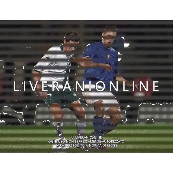 ITLIA - SLOVENIA UNDER 21 7/10/2005 NELLA FOTO CHIELLINI-ZINKO AGENZIA ALDO LIVERANI